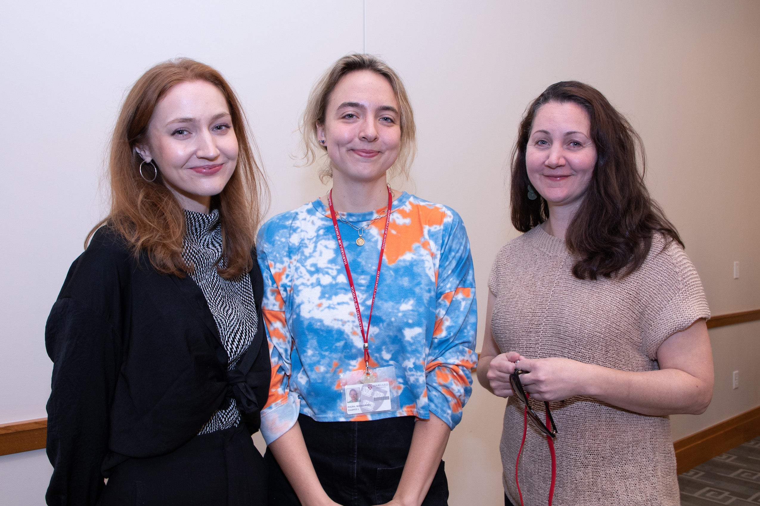 Three woman pose for a photo