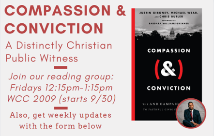 Image thumbnail for Just Show Up Reading Club – Compassion & Conviction