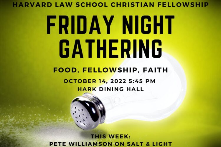 Image thumbnail for HLSCF Friday Night Gathering: Talk on Salt & Light