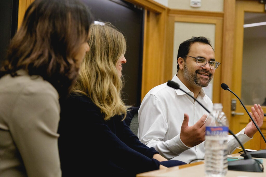 Deepak Gupta speaking during the panel