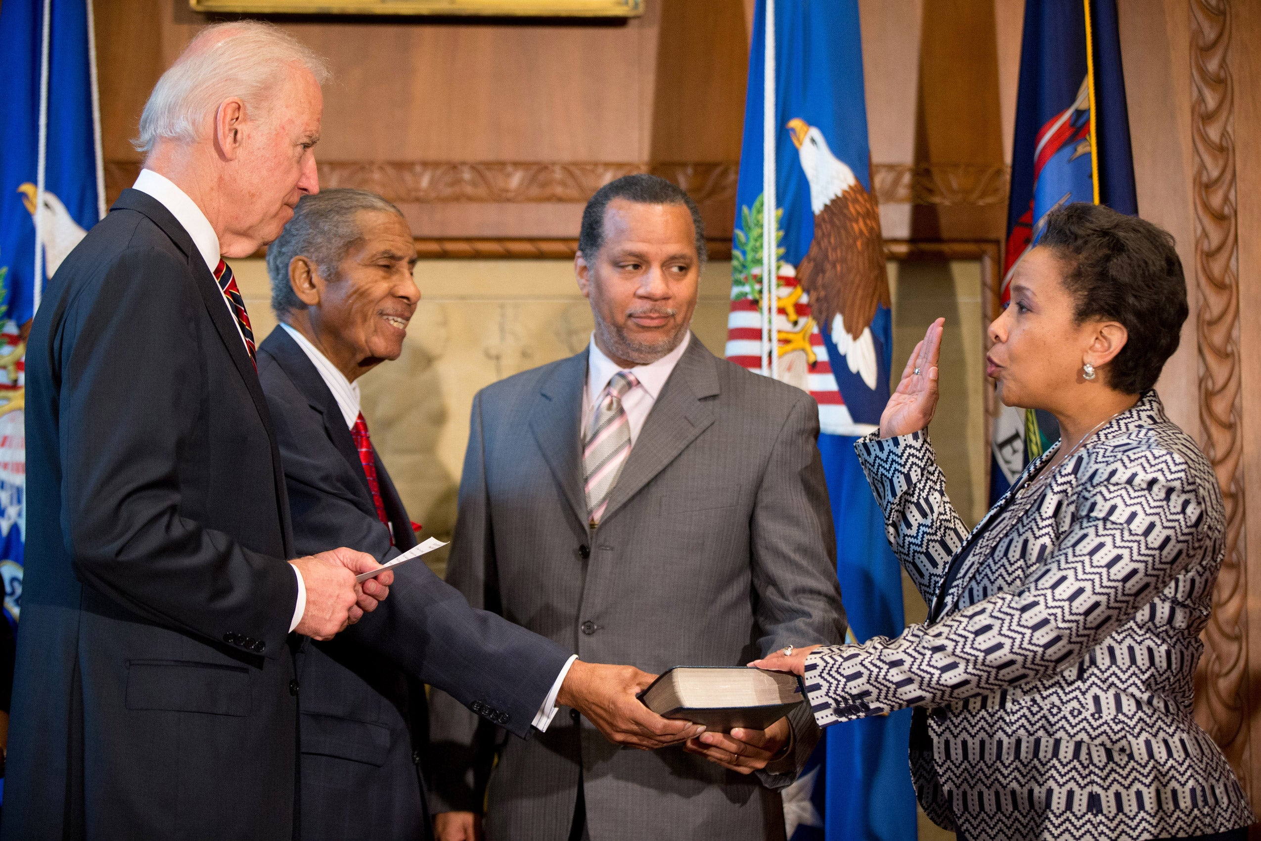 Lynch takes the oath of office