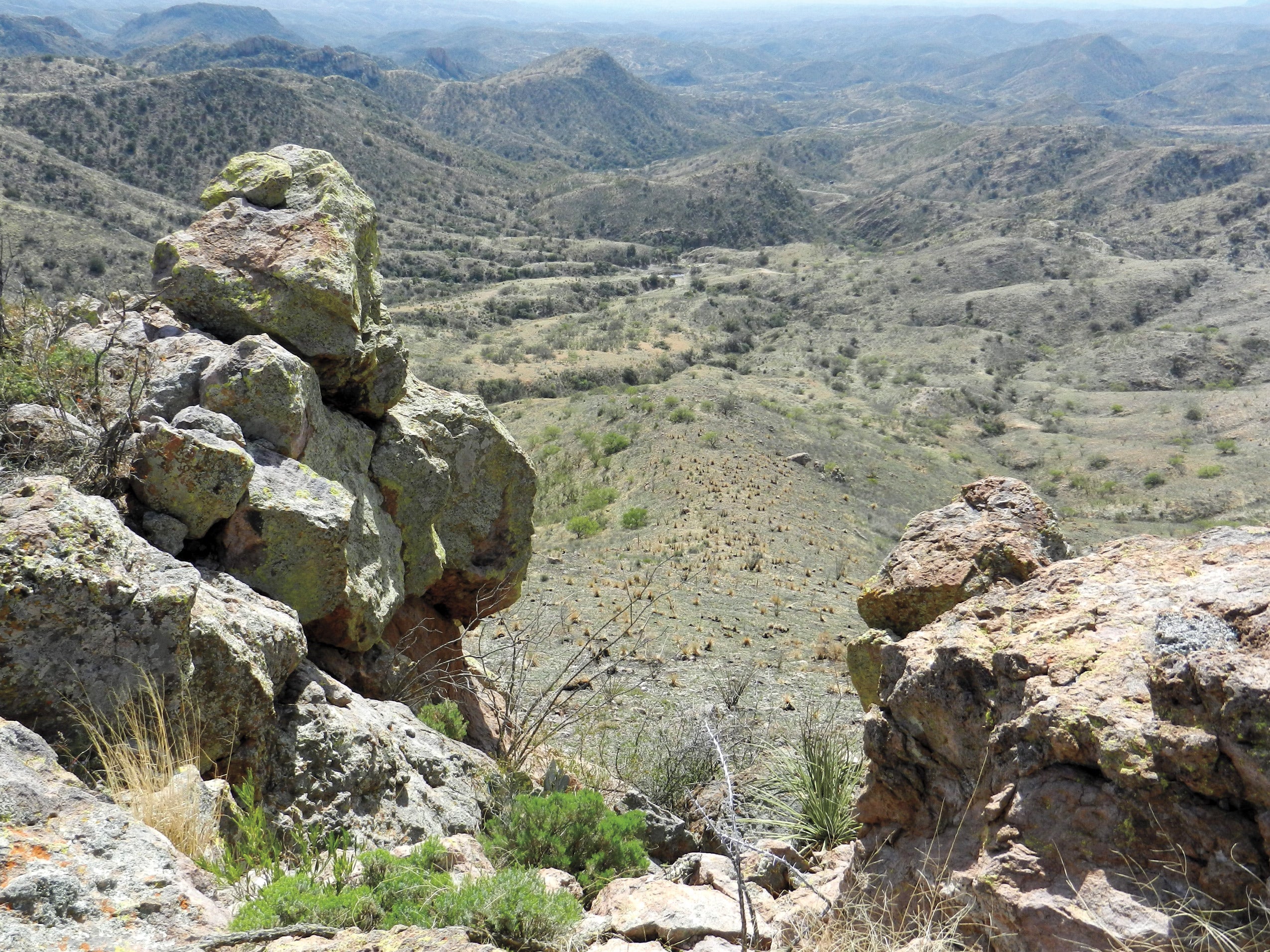 Scenery along the Arizona Mexico border