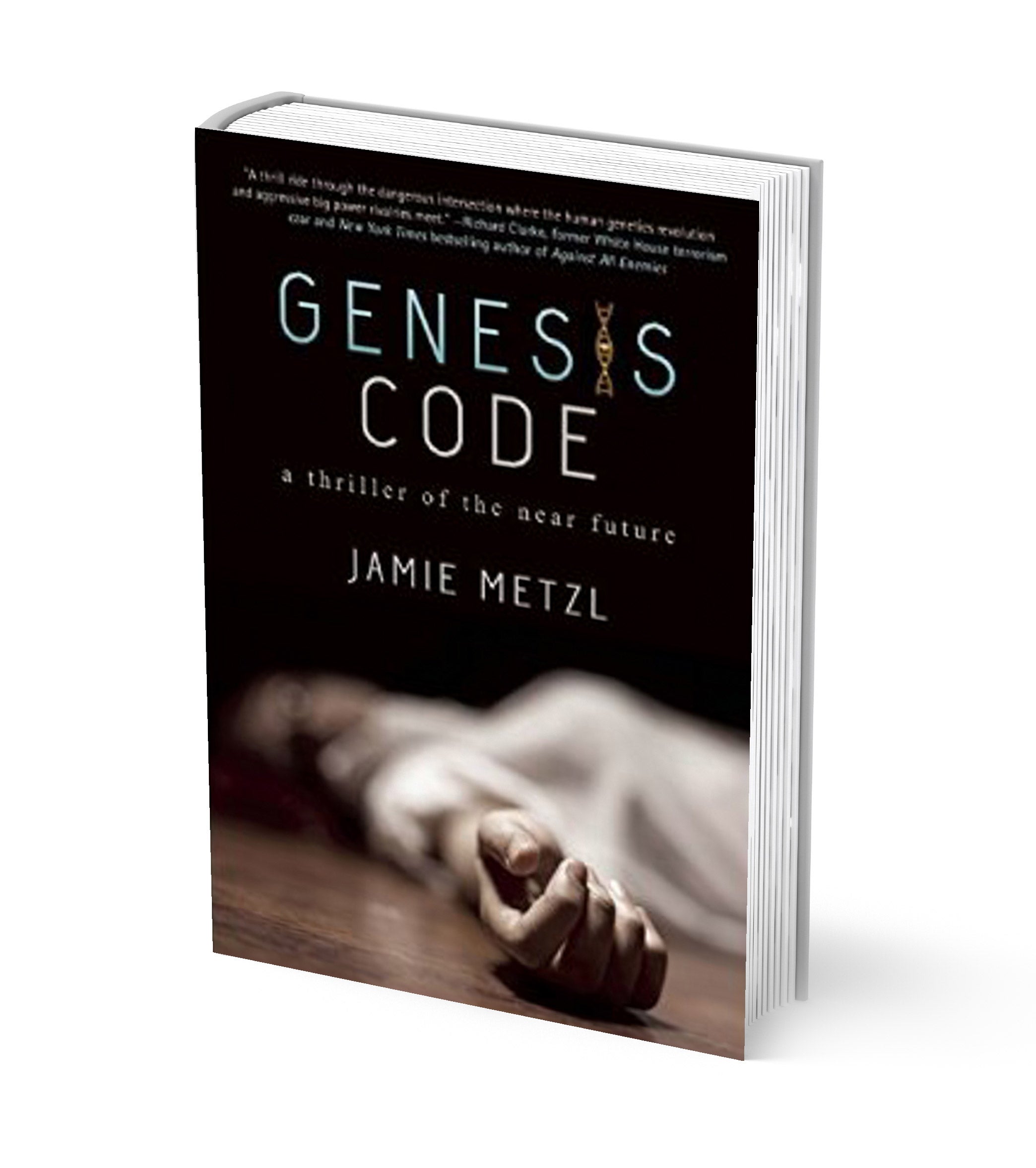 Book cover of Genesis Code: A Thriller of the Near Future