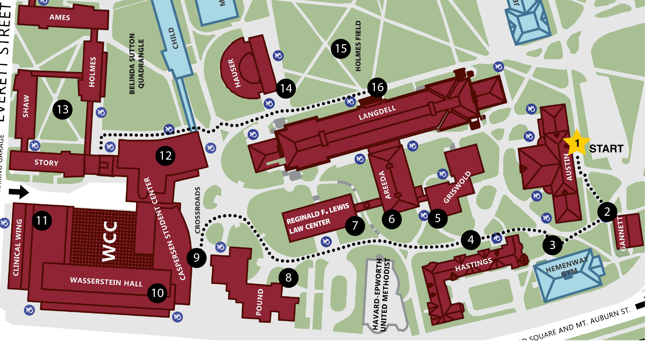 Vintage Map Shows Layout of The Mall at The World Trade Center