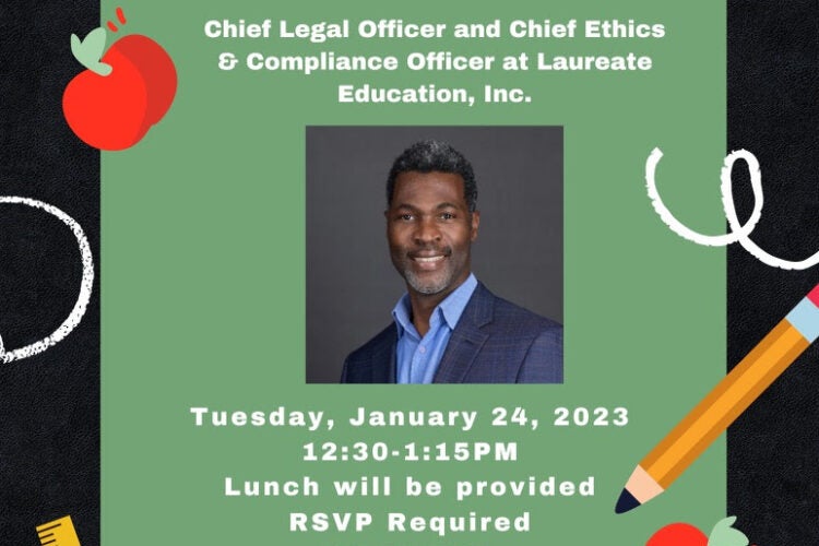 Image thumbnail for HALB Fireside Chat: A Conversation with Rick Sinkfield, Chief Legal Officer and Chief Ethics & Compliance Officer for Laureate Education