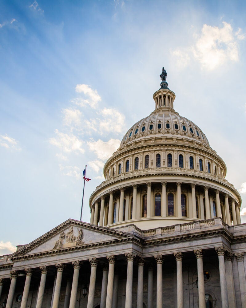 The United States Capitol building exterior