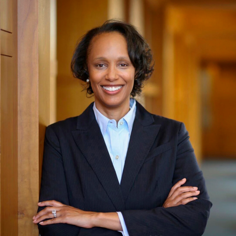 Kimberly Jenkins Robinson standing in a hallway