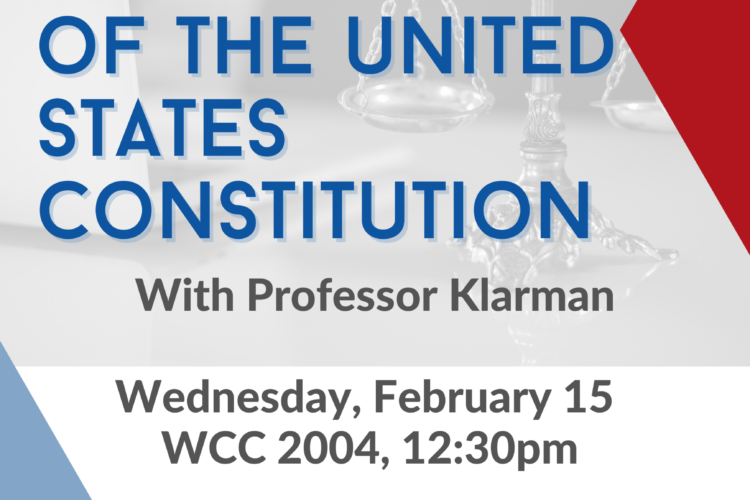 Image thumbnail for The Making of the United States Constitution with Prof Klarman