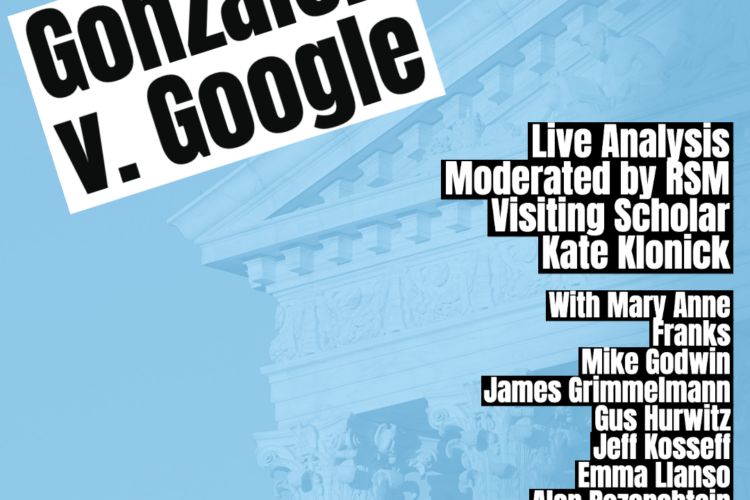 Image thumbnail for Gonzalez v. Google Live Analysis – Virtual Event