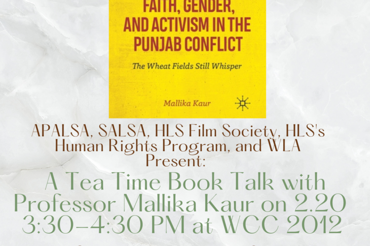 Image thumbnail for A Tea Time Book Talk with Professor Mallika Kaur