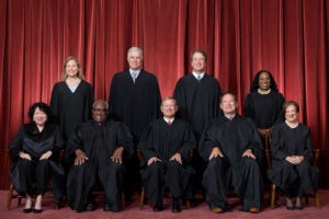 Official 2022 portrait of the Roberts Court