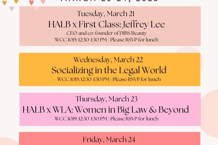 Image thumbnail for HALB x WLA: Women in Big Law & Beyond