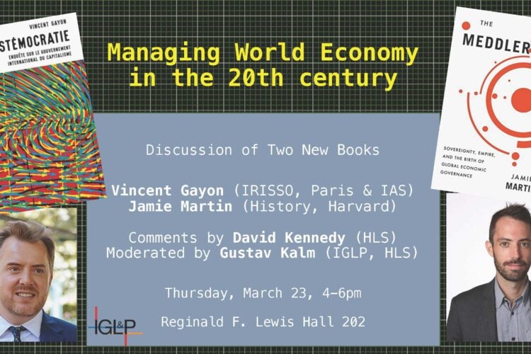 Image thumbnail for Managing World Economy in the 20th century: Two New Books