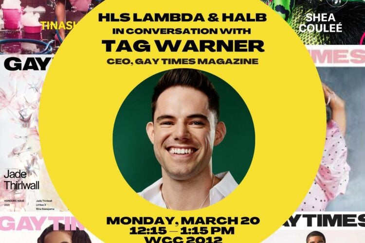 Image thumbnail for Lunch talk with Gay Times Magazine CEO, Tag Warner