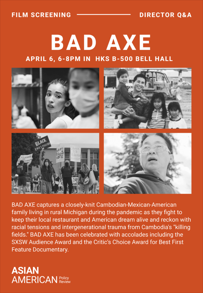 BAD AXE Film Screening and Q&A with Director David Siev Harvard Law