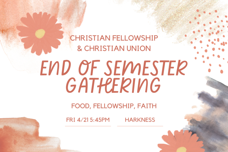 Image thumbnail for HLSCF & CU: End of Semester Gathering