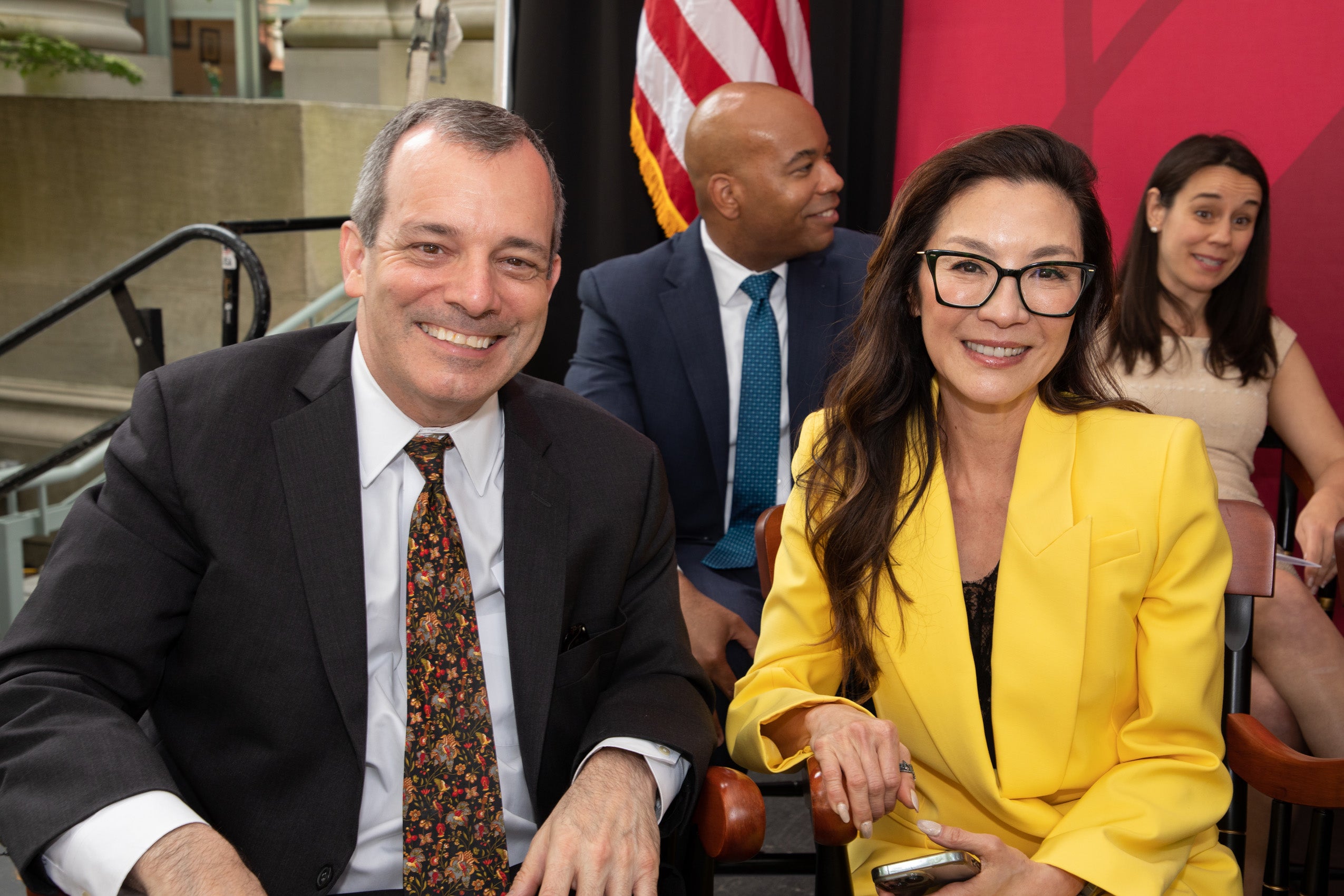 Dean John Manning and Michelle Yeoh