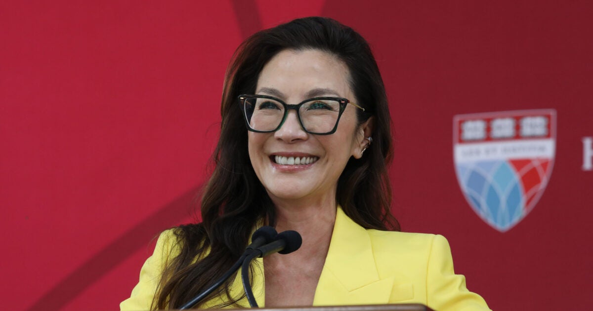 Michelle Yeoh addresses the Harvard Law School Class of 2023 - Harvard Law School