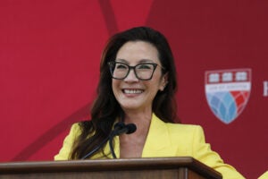 Michelle Yeoh gives Class Day speech