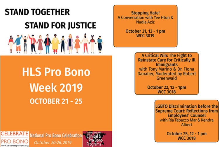 Celebrating National Pro Bono Week Harvard Law School Harvard Law