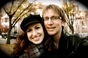 Caitlin Carey and her husband Chris.