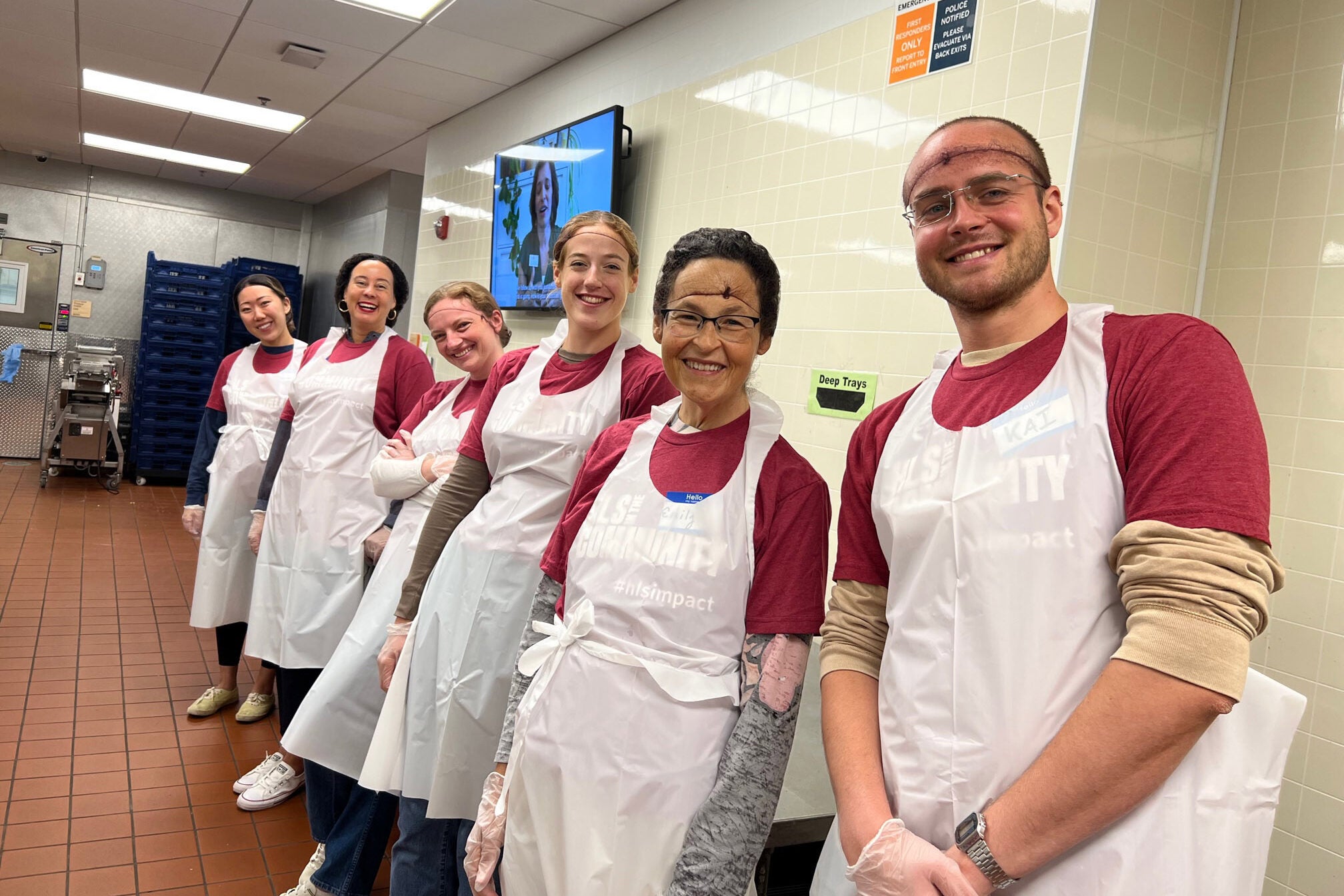 Volunteers at Community Servings.