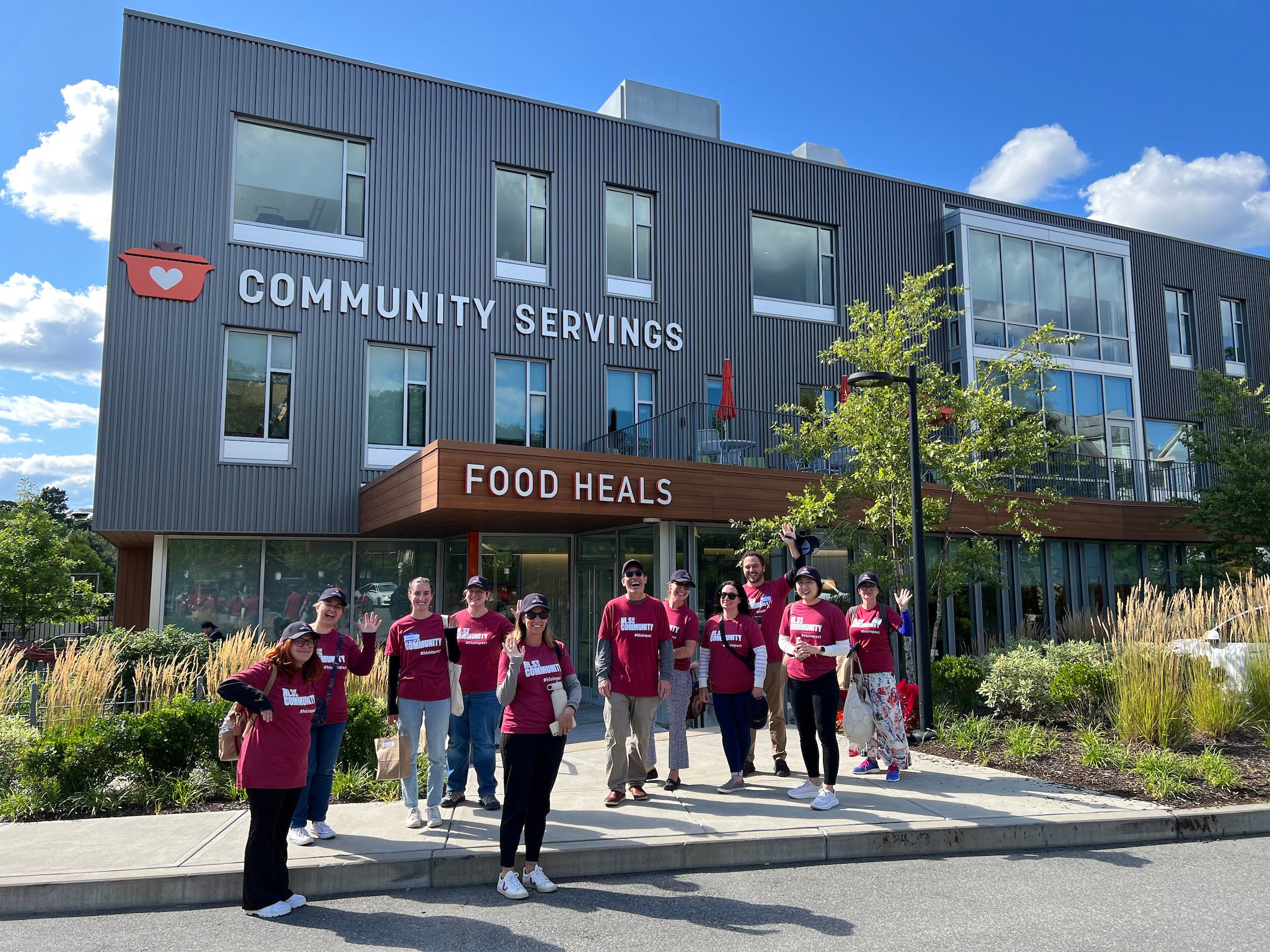 Volunteers at Community Servings.