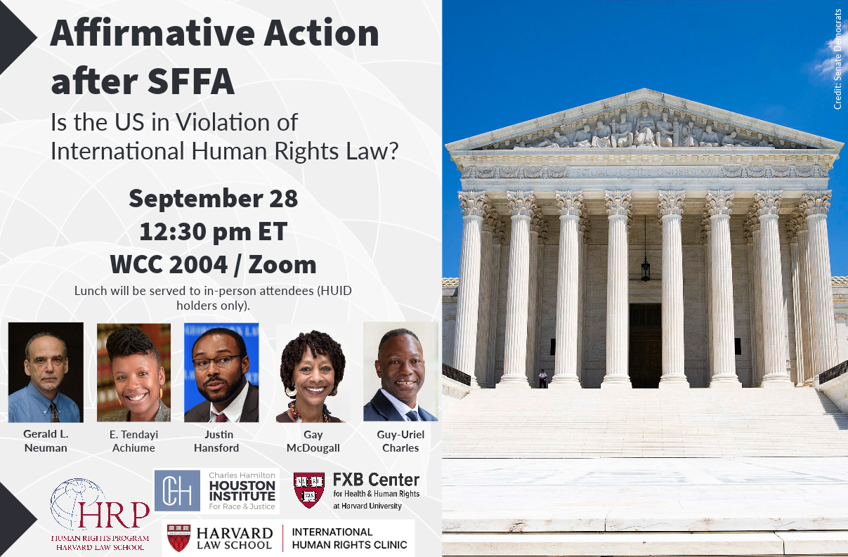 Affirmative action event poster