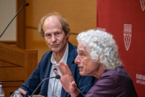 Cass Sunstein and Steven Pinker.