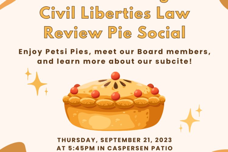 Image thumbnail for Civil Rights-Civil Liberties Law Review Pie Social