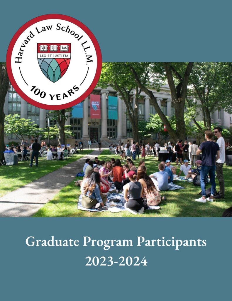 2023 2024 Graduate Program Participants Harvard Law School Harvard   FB Cover Revised 791x1024 