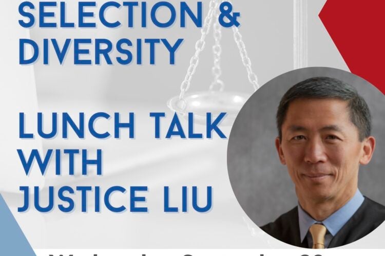 Image thumbnail for Lunch Talk with Justice Liu: Law Clerk Selection & Diversity