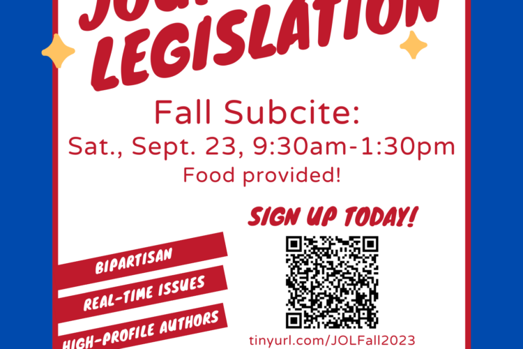 Image thumbnail for Journal on Legislation Fall Subcite