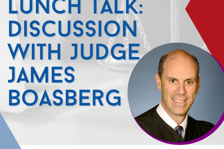 Image thumbnail for Discussion with Judge James Boasberg