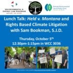 Rights based climate litigation poster