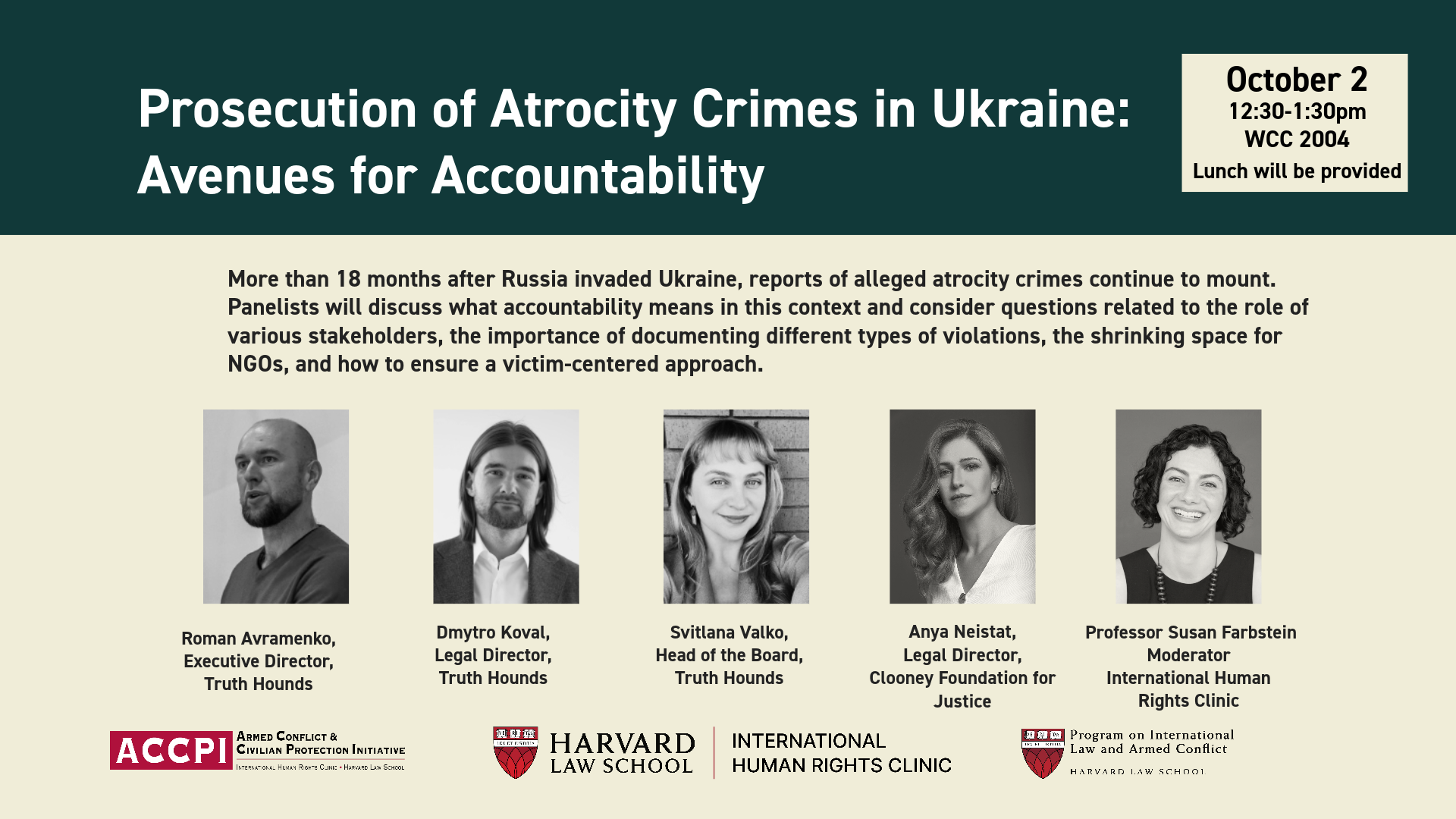 Ukraine Truth Hounds Event poster