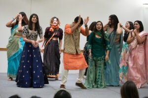LL.M. students performing a dance