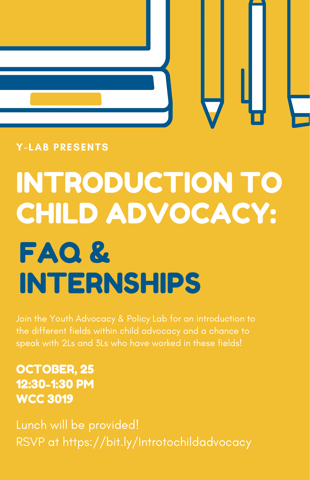 Yellow and Blue Intro to Child Advocacy_12:30 PM on 10.25.23