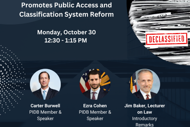 Image thumbnail for America’s Secrets: Classification System Issues and How the Public Interest Declassification Board is Charting a Path Forward