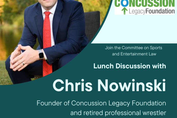 Image thumbnail for Chris Nowinski (Concussion Legacy Foundation) Lunch Discussion