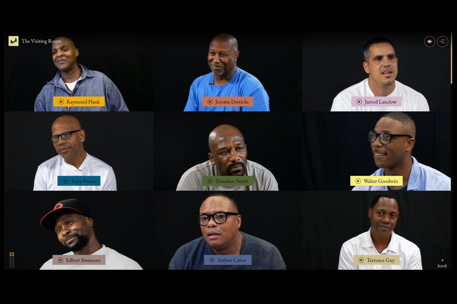 The Visiting Room Project.