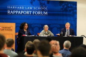 Harvard Law School Rappaport Forum.