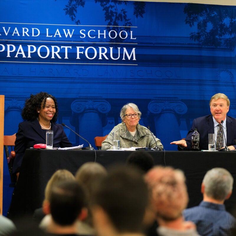 Harvard Law School Rappaport Forum.