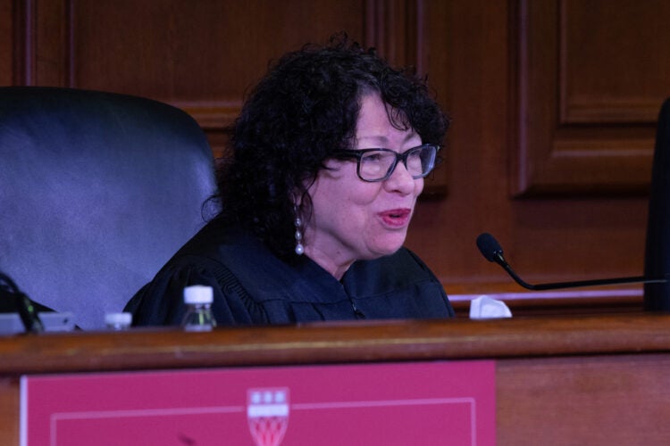 Justice Sotomayor speaks