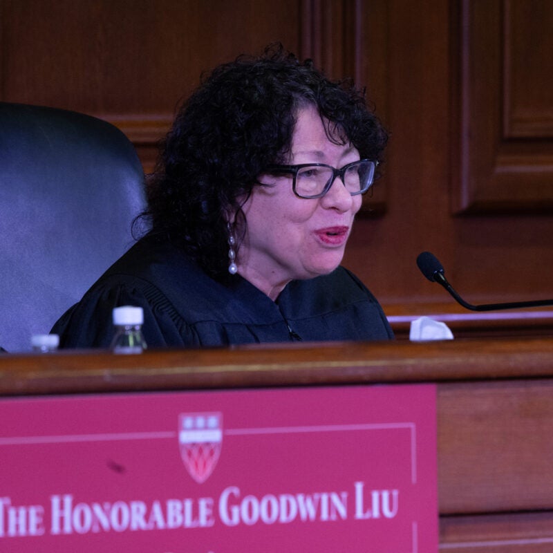 Justice Sotomayor speaks