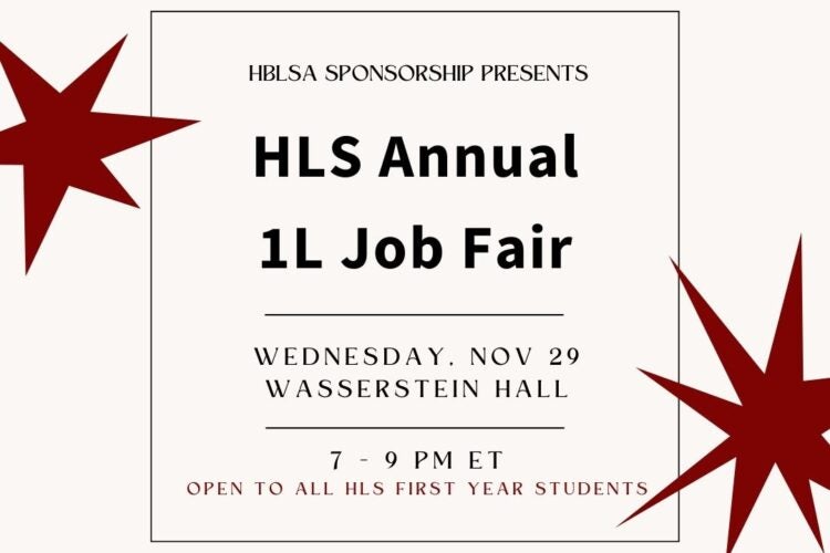Image thumbnail for 1L Job Fair (HBLSA Annual)