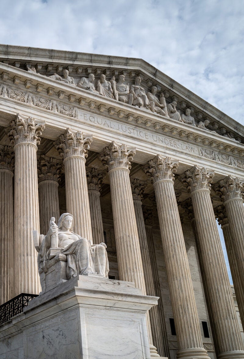 U.S. Supreme Court building.