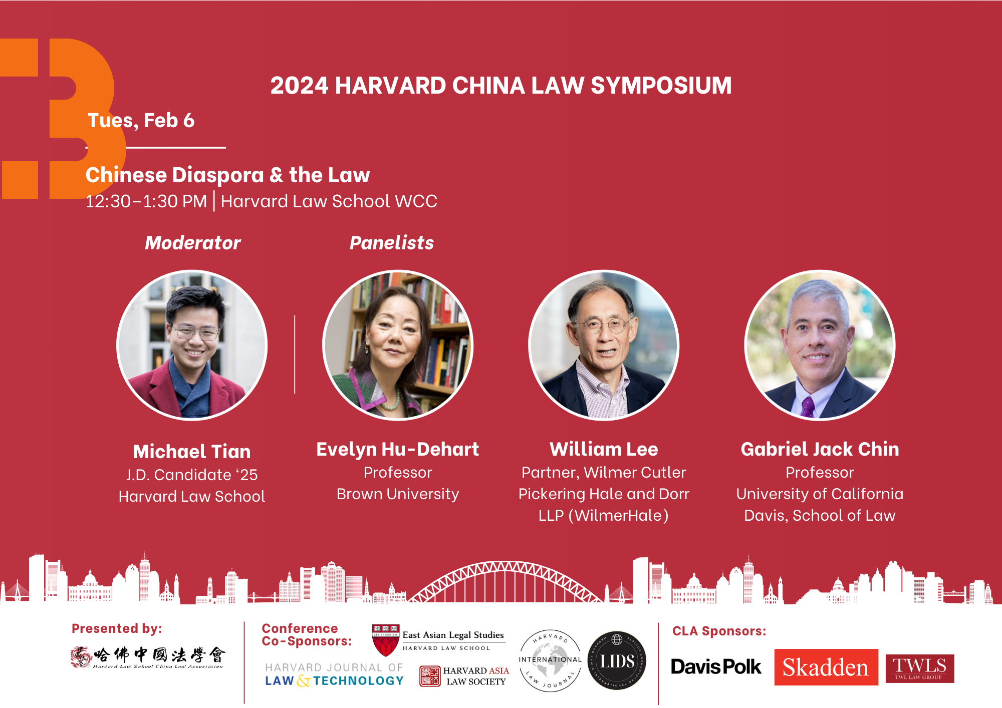 Chinese Diaspora The Law 2024 China Law Symposium Harvard Law   5 