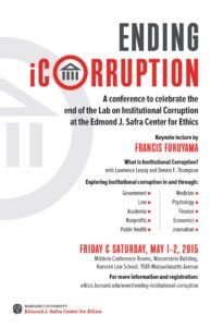 Ending iCorruption Conference Poster