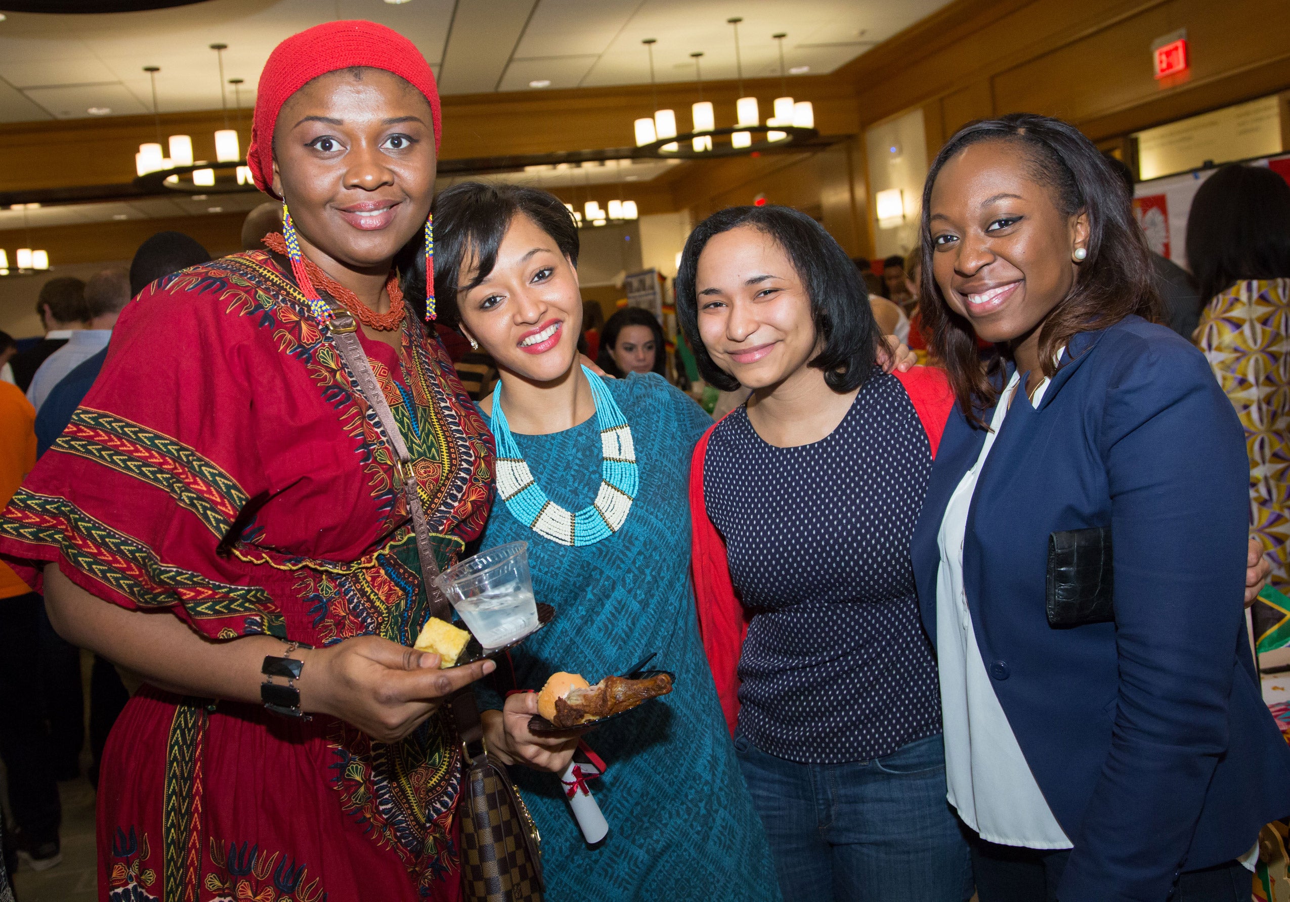 A group of women posing together